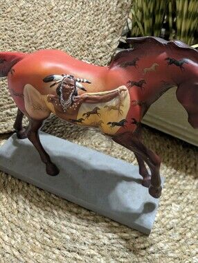 Westland The Magician Native Spirit Red Horse Figurine Sculpture